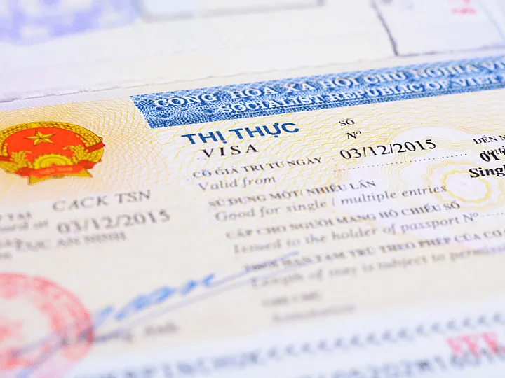 A digital illustration of an approved Vietnam evisa document.